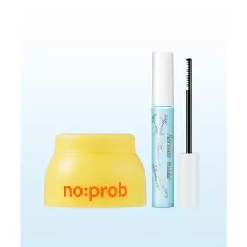 KISSME Cleansing Set Speedy Mascara Remover + No-Prop Cleansing Balm, FREE