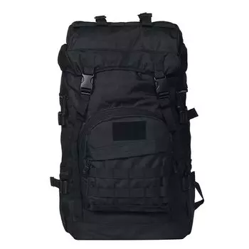 KISSOS Тактический рюкзак Solo Camping Bushcraft 50L Outdoor Climbing Military (черный)