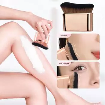 Кисть-аппликатор для автозагара от солнцезащитного крема, равномерное покрытие, без полос, многофункциональная кисть для макияжа широкого применения