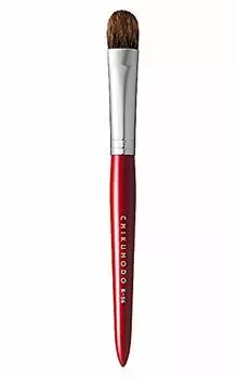 Кисть CHIKUHODO Kumano Brush Кисть для теней Chikuhodo Regular Series Кисть для макияжа Pine Red Line (Косметическая кисточка) Белка/Итачи RR-S6