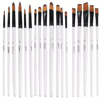 Кисть для акварели с деревянной ручкой Практичные кисти для акриловой краски Художественные кисти round