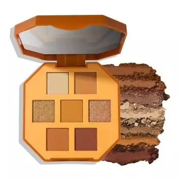 Кисть для бровей Тени для век Julep Eyeshadow 101 Pro Powder Palette Rose Gold 7 оттенков Matte Shimmer