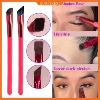 Кисть для бровей Wild Eyebrow Brush, многофункциональная, имитация волосков бровей, кисть для макияжа, квадратные кисти для макияжа чёрный