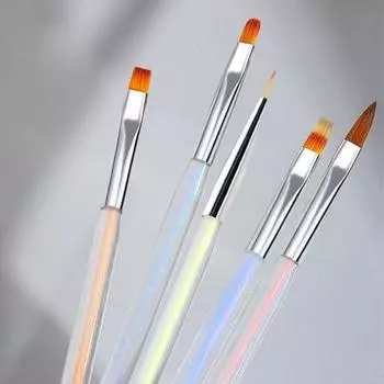 Кисть для дизайна ногтей Красивая изысканная кисть для широкого применения Кисть для дизайна ногтей Ручка для резьбы по ногтям Ручка для ногтей для ногтей C