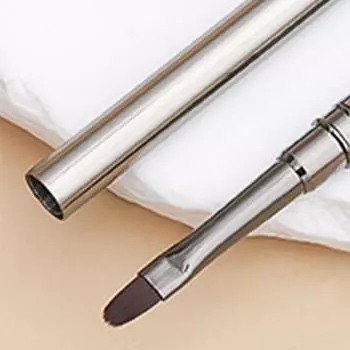 Кисть для дизайна ногтей с металлической ручкой, кисть для подводки ногтей, кисть для рисования в полоску, акриловый УФ-гель, наращивание, ручка для резьбы по дереву