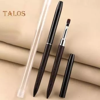 Кисть для дизайна ногтей с нелиняющей нейлоновой щетиной Сверхлегкая удобная ручка Кисть для рисования ногтей Ручка для рисования Маникюрный инструмент