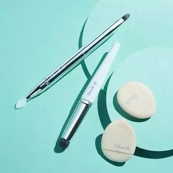 Кисть для губ Filimili Tangle Glow Overlip Brush Duo (В комплект входят 2 затяжки для постукивания)