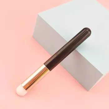 Кисть для губ с круглой головкой, кисть для макияжа, кисть для размазывания помады, мини-кисть для румян чёрный