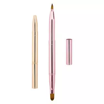 Кисть для губ Skycase Retractable Lip 2 Sliding with Extra Fine Makeup Makeup Lip Premium Fiber Flat Easy to Makeup Soft для начинающих, Кисть,