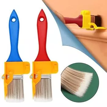 Кисть для художественного разделения цветов Артефакт Кисть для рисования с деревянной ручкой Мягкая гибкая щетина Масло синий