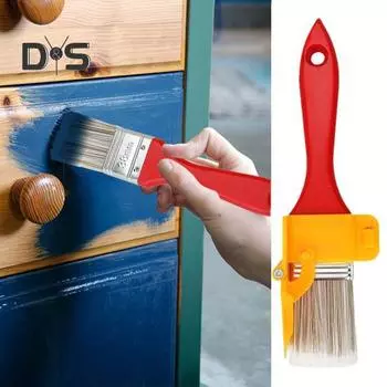 Кисть для художественного разделения цветов Артефакт Кисть для рисования с деревянной ручкой Мягкая гибкая щетина Аксессуары для кистей для масляной живописи красный