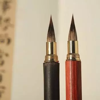 Кисть для каллиграфии Кисть для написания сценариев Китайские кисти Масло Акварельная кисть для рисования Студент Red sandalwood