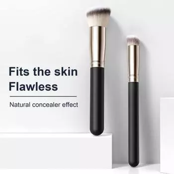 Кисть для консилера для лица, щетина из искусственного волокна, контурный макияж для лица, многофункциональная кисть для консилера, рассыпчатая пудра, румяна, инструмент для макияжа C