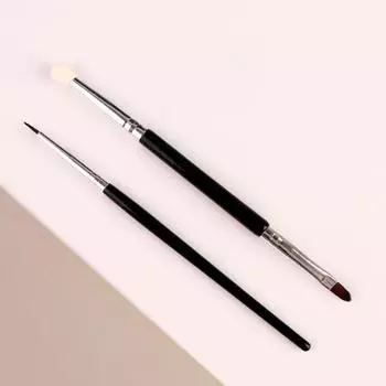 Кисть для консилера с длительным сроком службы, противоскользящая мини-функциональная двусторонняя тень для носа для женщин B