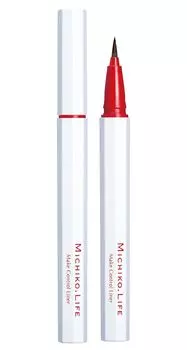 Кисть для контроля макияжа Kumano с восьмиугольным стержнем, произведенная Michiko, содержит подводку для глаз Miroir 60143 MICHIKO.LIFE (коричневый), Жидкость, Гель, Мастер,