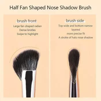 Кисть для контура носа, угловая кисть для растушевки теней, косметический инструмент для макияжа