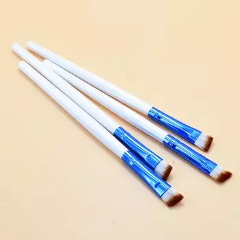Кисть для косметического макияжа бровей синий