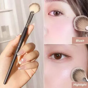 Кисть для красоты, полезная, удобная, легкая, косметическая рассыпчатая пудра для лица, румяна для лица для девочек