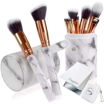 Кисть для макияжа Frepice Brush of Powder Brush, Concealer Brush, держатель для кистей для макияжа [набор 10] Makeup/Howlite