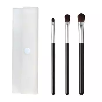 Кисть для макияжа KAI Cosmeup Cosme Up, кисть для теней для век Kumano, 3 шт. в футляре