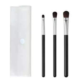 Кисть для макияжа KAI Cosmeup Cosme Up, кисть для теней для век Kumano, 3 шт. в футляре