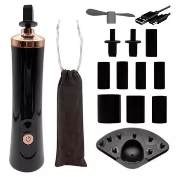 Кисть для макияжа, кисточка для клея для ресниц, автоматическая, простая в использовании, шейкер для клея для ресниц, совместимая с 8 размерами очистителя, чистки, миксера, встряхивания, ногтей, очистки, (черный)