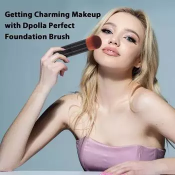 Кисть для макияжа Компактный размер Нанесение пудры Ультралегкая прочная рассыпчатая фиксация принадлежности для женщин