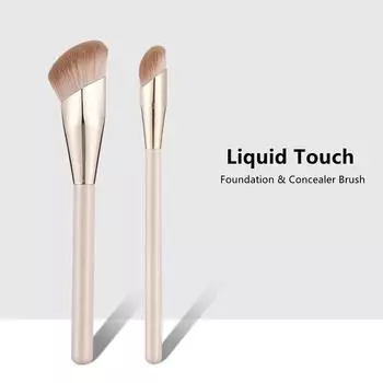 Кисть для макияжа Liquid Touch Foundation & Concealer Уникальная форма пальцев с мягкой щетиной Идеально подходит для скульптурирования и выделения Concealer Brush