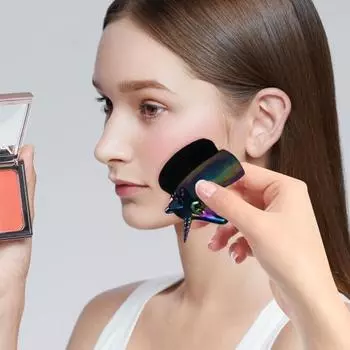 Кисть для макияжа «Лошадь» с мягкой щетиной, пушистая основа, рассыпчатая пудра, тени для век, крем для контура, румяна, кисть для дизайна ногтей, инструменты для макияжа