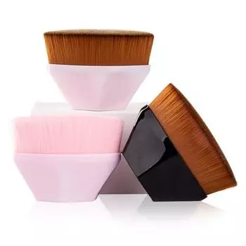 Кисть для макияжа Magic Foundation Кисть для макияжа без следов Кисть для макияжа без жидкой основы Мягкие волосы с инструментами для хранения Кисть для макияжа Кисть Кабуки Кисть для пудры чёрный