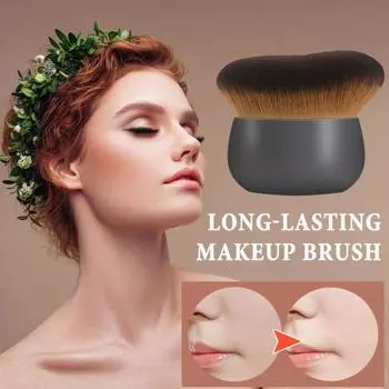 Кисть для макияжа Мягкая щетина Эргономичная ручка Контуры Выделения Косметическая кисть Кисть для макияжа для начинающих хаки