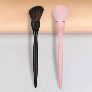 Кисть для макияжа, равномерное затенение, пыленепроницаемая, портативная, универсальная, с небольшой талией для женщин A чёрный