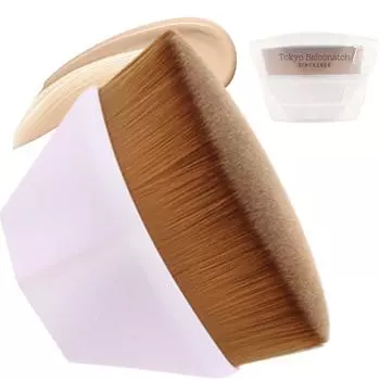 Кисть для макияжа Tokyo Belconatch Foundation Brush, футляр для хранения кистей, розовый, без коробки