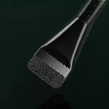 Кисть для маски, плоская тонкая кисть для макияжа, кисть для нанесения жидкой основы, крема, многоразовая профессиональная кисть для контура лица для девочек