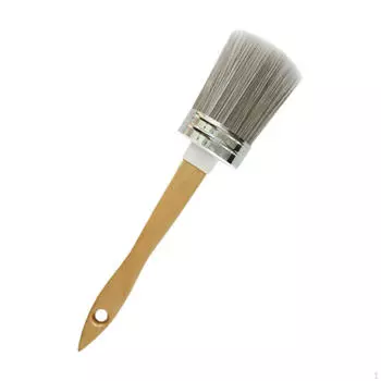 Кисть для меловой краски молочная для помещений и улицы для мебели с воском круглая
