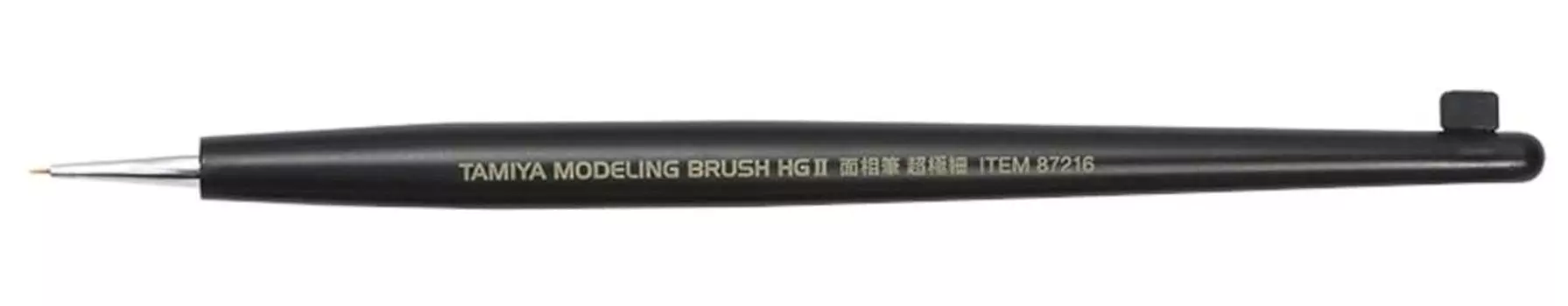 Кисть для моделирования TAMIYA Makeup Material Series HGII Face Brush Ultra Fine 87216 Black No.216
