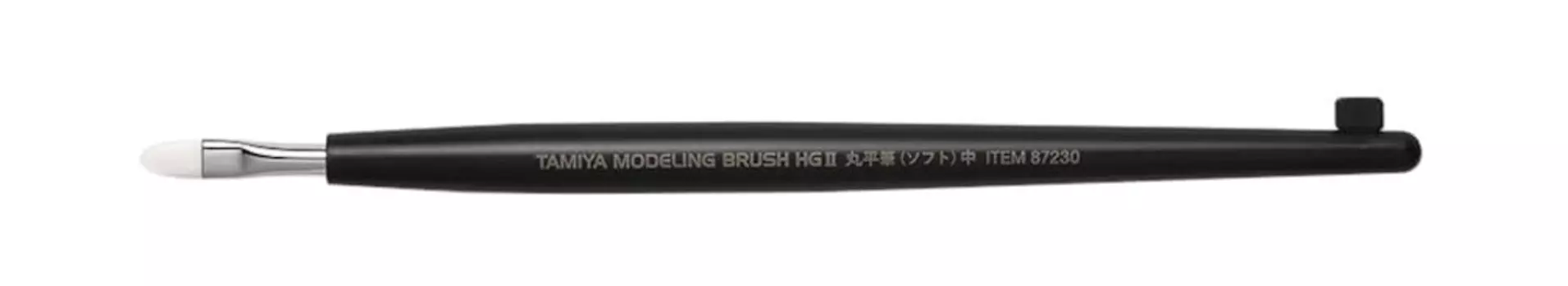 Кисть для моделирования Tamiya Makeup Material Series HGII круглая плоская мягкая кисть для рисования средней толщины 87230 № 230