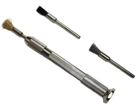 Кисть для нанесения 3WAY серебряный