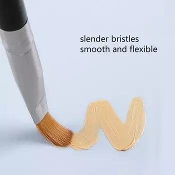 Кисть для нанесения консилера, двухголовая, кисть для прорисовки контура глаз, инструмент для макияжа Concealer brush