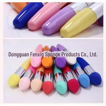 Кисть для нанесения румян. Инструмент для макияжа для начинающих. Кисть с грибовидной головкой. Не тратьте пудру зря! Bevel head