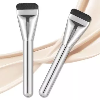 Кисть для нанесения тонального крема Flat Makeup Bra Кисть для нанесения тонального крема Flat Extra Fine Кисть для нанесения макияжа Flat Form Удобная для переноски Кисть для нанесения макияжа Подходит для нанесения тонального крема и лица