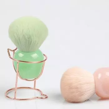 Кисть для ногтей Mushroom, прозрачная кисть для удаления пыли с гелем, кисть для макияжа, инструменты для маникюра и дизайна ногтей розовый