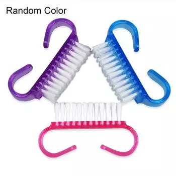 Кисть для очистки пыли для дизайна ногтей, скрабирование, маникюр, педикюр, небольшой угол, прозрачные инструменты