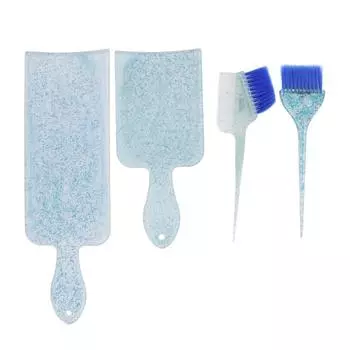 Кисть для окрашивания волос предотвращает скольжение Мягкая щетина Портативный Изысканный Набор для окрашивания волос для домашнего салона