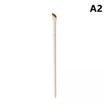 Кисть для подводки глаз Blade Ультратонкая Тонкая Угловая Плоская Кисть для бровей Кисти для макияжа под глазами Кисть для точных деталей Белая