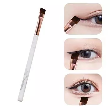 Кисть для подводки глаз с диагональным лезвием, кисть для макияжа глаз, косметические инструменты, многофункциональная мягкая щетина, нежная кисть для бровей