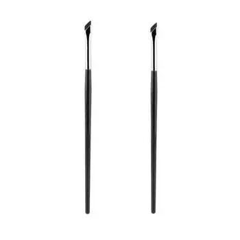 Кисть для подводки глаз с лезвием, ультратонкая плоская кисть для бровей с тонким углом под глазами, точная кисть для макияжа 1 Pcs