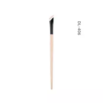 Кисть для подводки глаз с лезвием Ультратонкая скошенная плоская кисть для бровей Кисти для макияжа под глазами Кисть для точной детализации Деревянная ручка