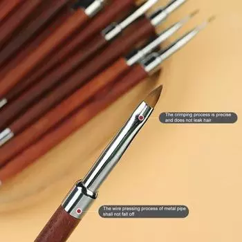 Кисть для подводки ногтей, простая в использовании, противоскользящая, широко используемый универсальный инструмент для рисования «сделай сам», абстрактный инструмент красоты для женщин 2