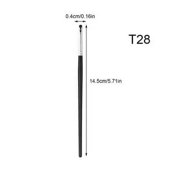 Кисть для растушевки теней для век из конского волоса Кисть для растушевки теней для век Кисть для растушевки теней для век Маленькая кисть для растушевки подводки для глаз T28